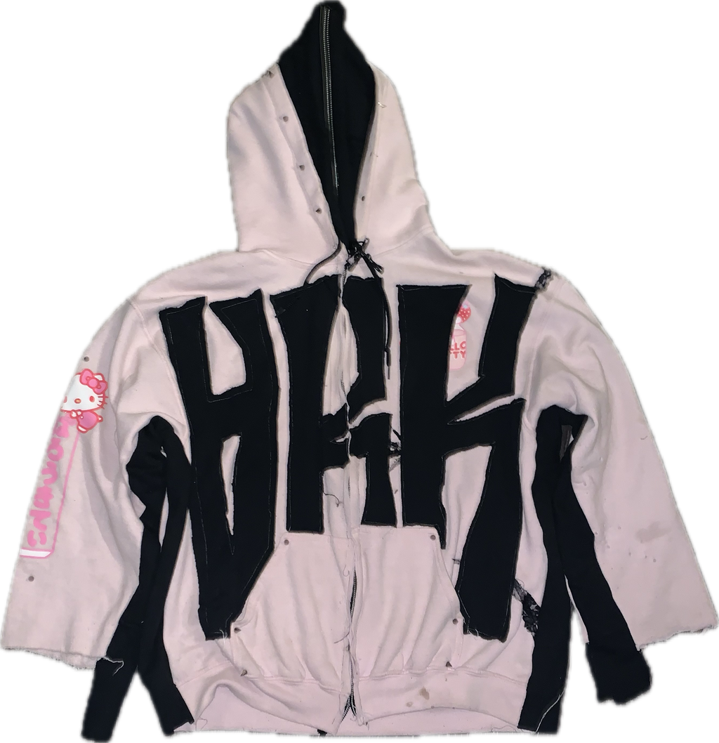 1/1 ARK9 ‘Sigil-KITTY’ Hoodie (wide cropped)