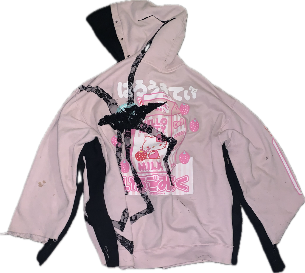 1/1 ARK9 ‘Sigil-KITTY’ Hoodie (wide cropped)